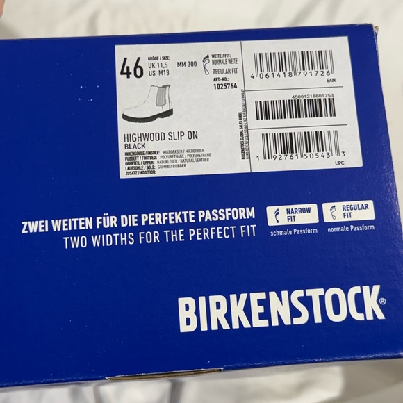 Birkenstock NEW Highwood Leather Boots Black Slip On Mens Size 13 - Picture 8 of 11